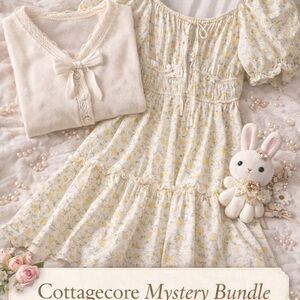 Cottagecore Mystery Bundle (3 items) — Guaranteed Puff Sleeve Floral Dress